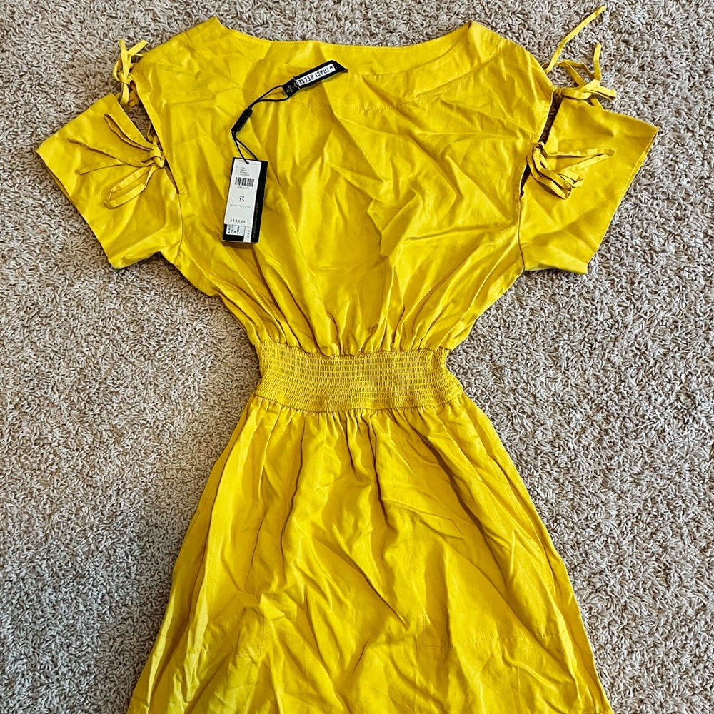 NWT! Summer yellow Tracy Reese dress from Anthropologie